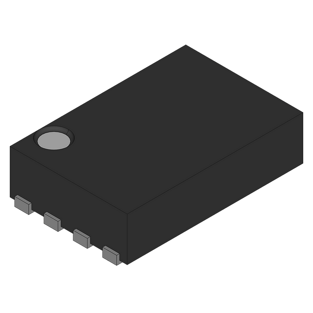 4-Channel EMI Filter Array with ESD Protection for SIM Card Applications, UDFN8, 1.7x1.35, 0.4P, 3000-REEL