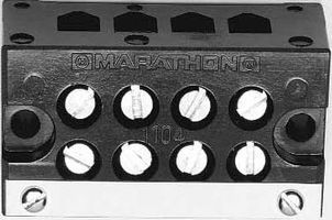 Conn Heavy Duty Terminal Blocks 16 POS 11.1mm Screw Panel Mount 65A