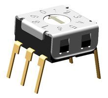 MULTICOMP   MCRJH3-16R-Q   Rotary Coded Switch, 16 Position, 25 mA, 24 VDC, Flushed