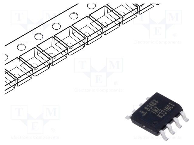 IC TXRX RS485/422 3.3V LP 8SOIC