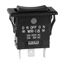 Illuminated SPDT Rocker Switch, 15A 30VDC, Quick Connect