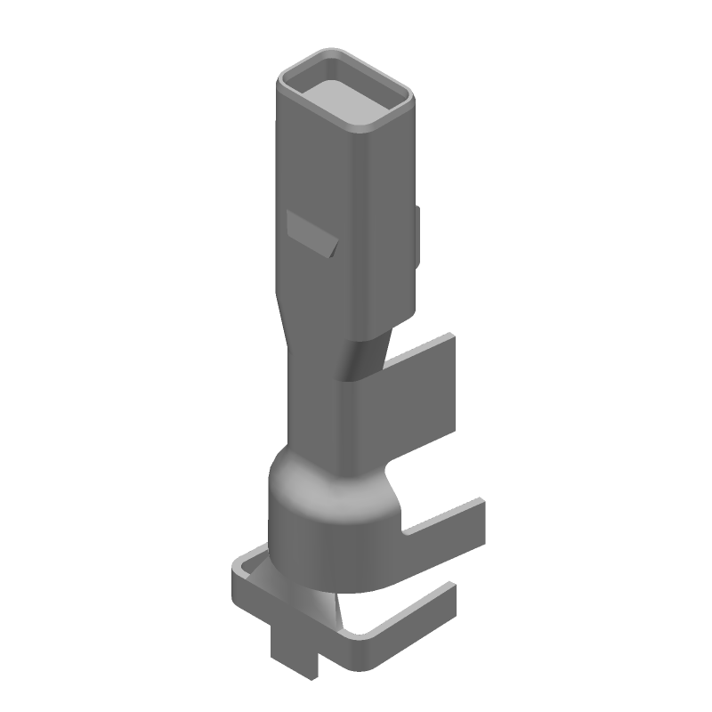 Power Contact, Male, 15A, 600V, 14AWG, Crimp, Tin, Copper Alloy