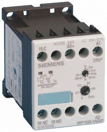 Electronic on time delay relay, 100-127V