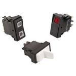 Switch Rocker ON None (ON) DPDT Quick Connect Rocker 15A 250VAC 150000Cycles Automotive Bulk