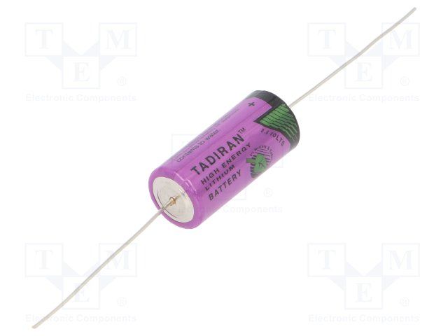 Lithium battery 3.6 V 1500 mAh, SL-761 P, Tadiran Batteries