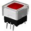 Illuminated Keypad Switch, SPST, 50mA, 24VDC, Through Hole