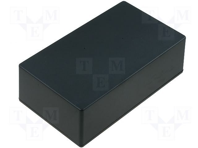 BOX ABS BLACK 3.97"L X 2.02"W