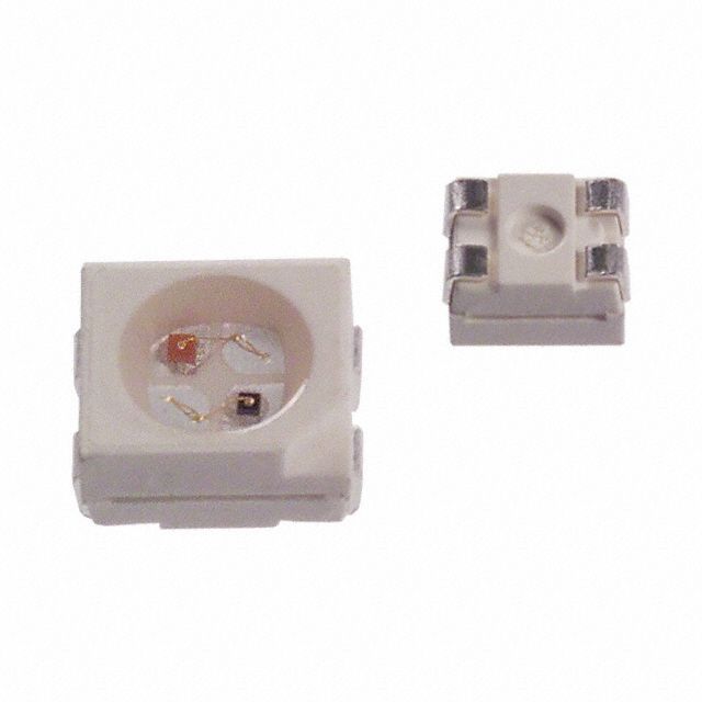 Green/Red LED Emitter, PLCC, SMD, 20mA, 120°