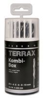 TERRAX         A 205 226             SET, TWIST DRILL, HSS-R, 19PC