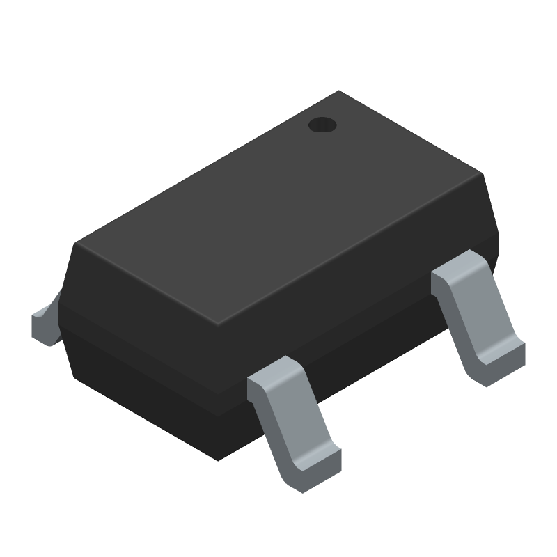 Fixed Positive LDO Regulator, 3.3V, 0.25V Dropout, CMOS, PDSO5, ANTIMONY AND HALOGEN FREE, ROHS COMPLIANT, SOT-25, 5 PIN