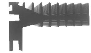 ABL HEATSINKS PPL0500B Heat Sink, TO-220/218, TO-218, TO-220, 5 C/W, 28 mm, 50 mm, 50 mm