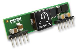 16A DC-DC Converter, 80W, 5.5V Out, 12V In, SIP, Through Hole