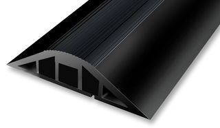 VULCASCOT         MCP/2 3MB             Cable Protector, Snap Fit, Thermoplastic Rubber, 5 Channel, Black, 3 m, 120 mm