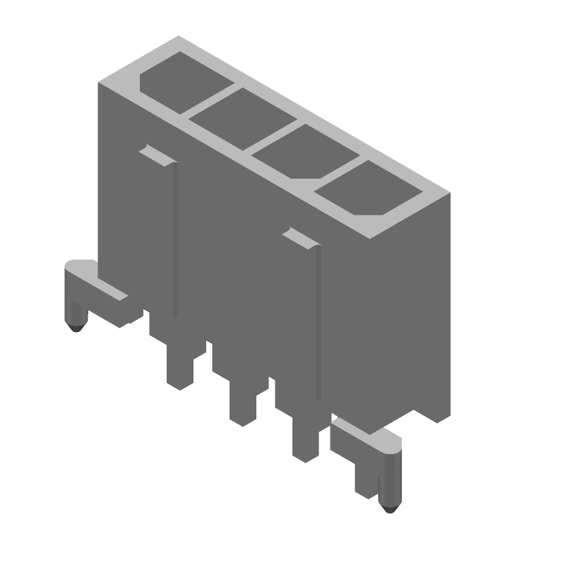 (2-1445084-4) micro mnl hdr assy s/row au lf