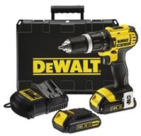 Dewalt Keyless 18V Combi Drill, UK Plug (DCD785L2-GB)