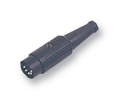 Conn DIN Connector PL 5 POS ST Cable Mount 5 Terminal 1 Port