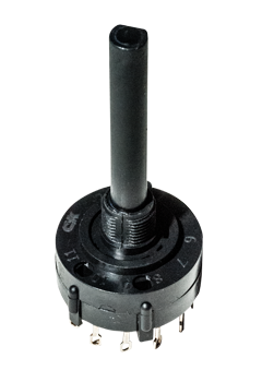 Rotary Switch SP8T 8 Pos 2.5A 125VAC/VDC PC Pins