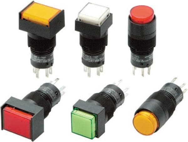 Switch Push Button N.O./N.C. SPDT Round Button 1A 250VAC 30VDC Momentary Contact Solder Panel Mount