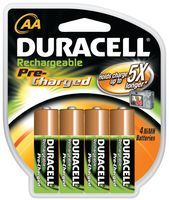 Battery;  Rechargeable;  AAA;  Nickel-Metal Hydride;  1.2VDC;  2Ah;  Duracell Series
