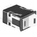 Switch Rocker (ON) OFF (ON) DPDT Quick Connect/Solder Rocker