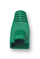 BOOT, RJ45, GREEN, PK8; Accessory Type:Strain Relief Boot; For Use With:MHRJ Series Modular Unshielded Plugs; No. of Positions:-; Strain Relief Material:PVC (Polyvinylchloride); SVHC:No SVHC (15-Jun-2015); Colour:Green; Material:Neoprene; Product Range:RJ45SRB Series