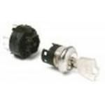 Switch Key Lock 3PDT 90 Flat Key 2.5A 125VAC 125VDC Solder Lug Panel Mount