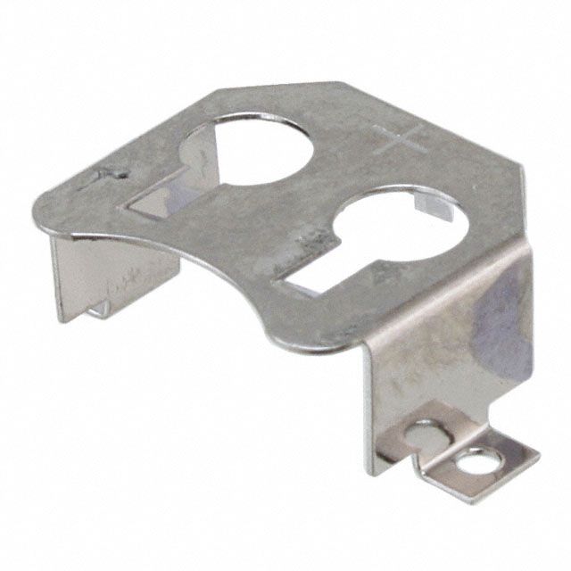 Battery Holder 1 Cells Phosphor Bronze