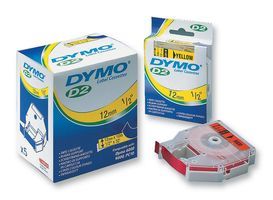 DYMO   61211   TAPE, BACKGROUND, 12MM, WHITE