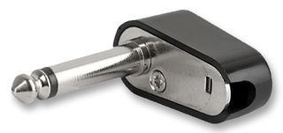 Conn 6.3MM Audio Plug PL 2 POS RA Cable Mount 2 Terminal 1 Port