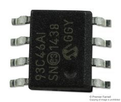 1Kb MICROWIRE EEPROM, 128x8, SOIC, 250ns Access, 5V
