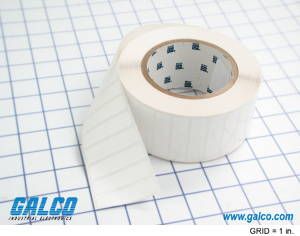 Polyester Thermal Transfer Labels, White, 50.8x12.7mm