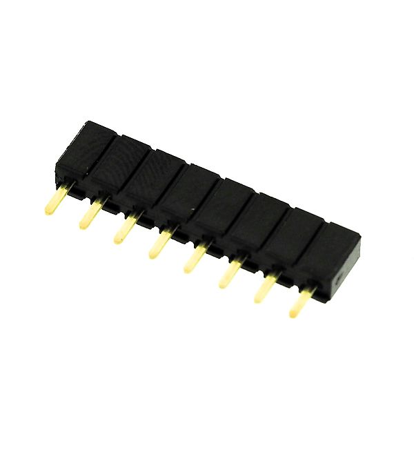 Conn Socket Strip SKT 12 POS 2.54mm Solder ST Thru-Hole Bulk