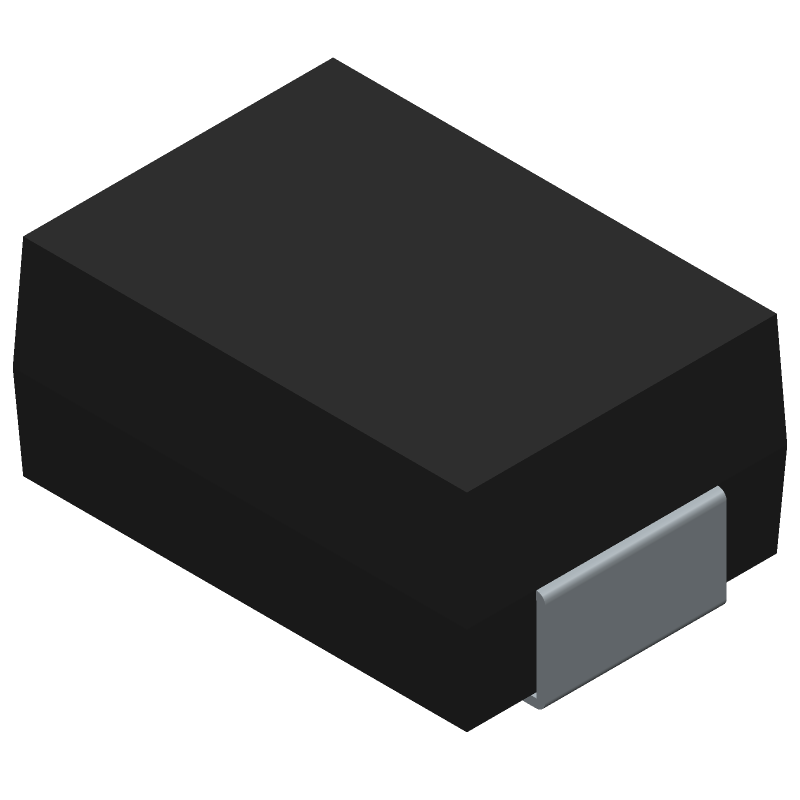 Rectifier Diode, 1 Phase, 1 Element, 2A, 100V V(RRM), Silicon, DO-214AA, SMB, 2 PIN