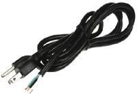 RS Pro 2m power cord, Unterminated to US Plug (NEMA 5-15P), 6 A, 125 V