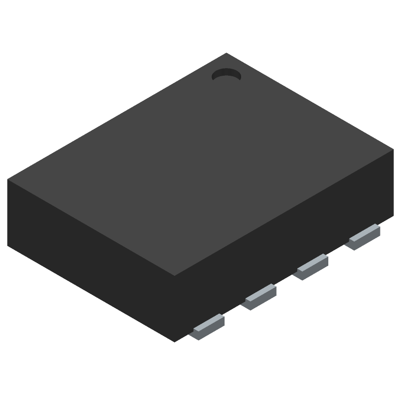1-Ch Power Switch, 4A, 0.022Ω, 8-Pin UDFN EP
