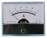 Monacor PM-2 Analogue Panel Ammeter 100A Moving Coil