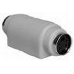 Conn Mini Circular DIN Adapter F/F 16 POS ST Cable Mount 1 Port