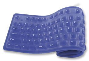KEYBOARD, AZERTY SOFT, FRENCH, BLUE