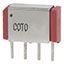 5VDC Reed Relay SPST 250mA 500R SIP THT Dry