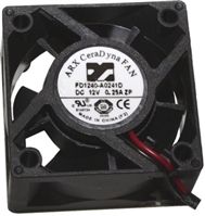 DC Axial Fan, 40 x 40 x 20mm, 21m/h, 12 V dc (CeraDyna Series)