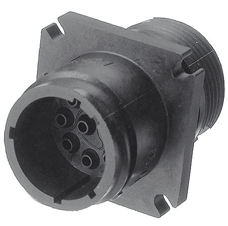 Connector Accessories Unsealed Receptacle Housing 9 POS For Male Contacts Thermoplastic