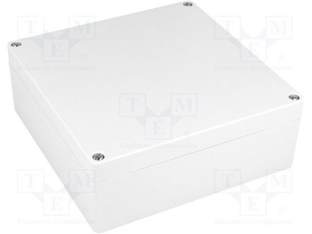 BOX ABS GRAY 6.3L X 6.3W