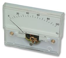 SIFAM         29W0-100UA0-30             Analogue Panel Meter, AC Microamps / DC Microamps, 0A to 100A, 32.26 mm, 73.66 mm