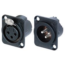 Conn XLR Connector F 3 POS Solder ST Cable Mount 3 Terminal 1 Port