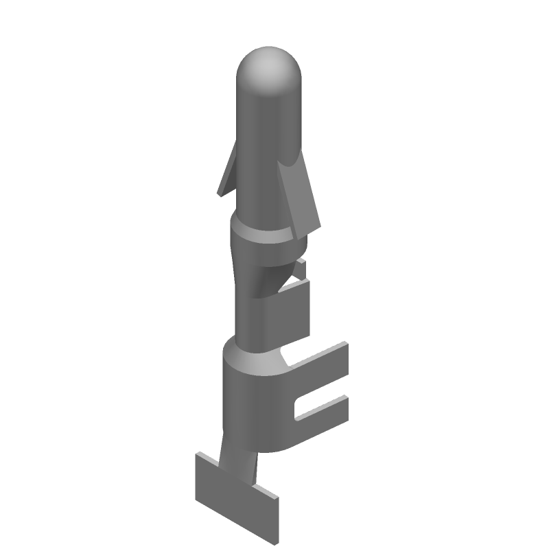 MATE-N-LOK Power Pin, Male, Crimp, 28A, 250V, 14AWG