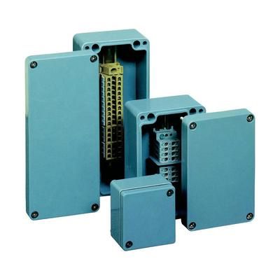 Bopla 04340000.MTC Polyester, 30 % Glass fiber reinforced Universal Enclosure IP66 Silver-grey (RAL 7001) 400 x 250 x 1