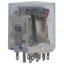 4PDT General Purpose Relay, 12VDC Coil, 3A Contacts, Socket Mount
