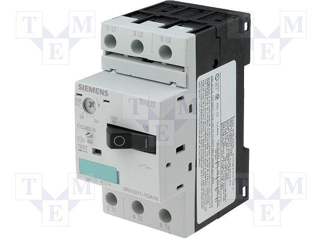 Circuit Breaker Motor Protector 3Pole 3.2A 690VAC