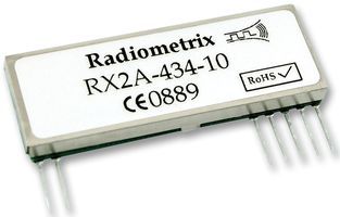 RADIOMETRIX         RX2A-434.10             RF MOD, RX, FM, 434.42MHZ, 10KBPS