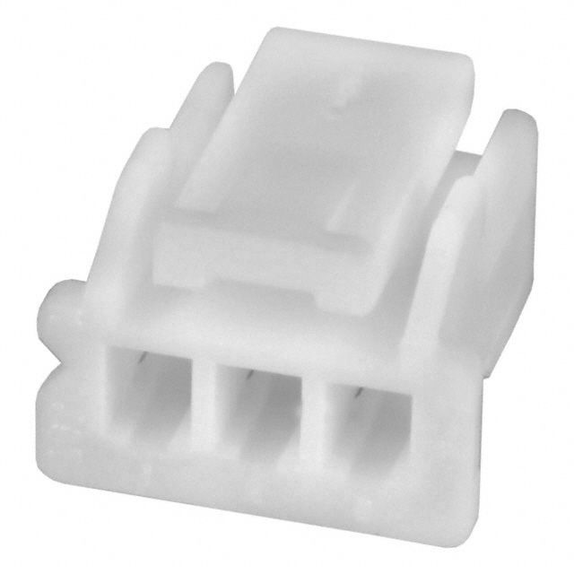 3 Pos 2mm Crimp Receptacle Housing, 3A, 250V